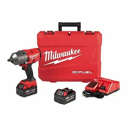 MILWAUKEE TOOL M18 Fuel 18V Cordless 1/2 in. Drive High Torque Impact Wrench W/Friction Ring Kit ML2767-22